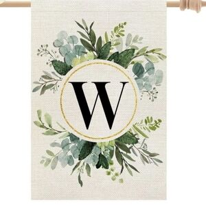 Monogram "W" House Flag 28x40*New*